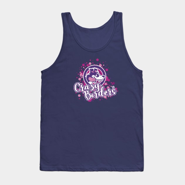 Crazy Borders Tank Top by DoggyGraphics